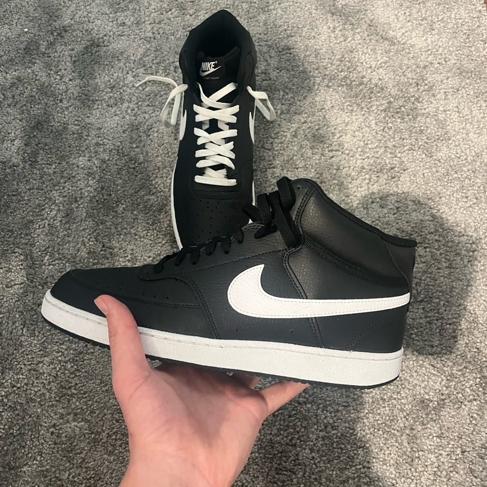 Nike men’s court vision next nature mid top shoes